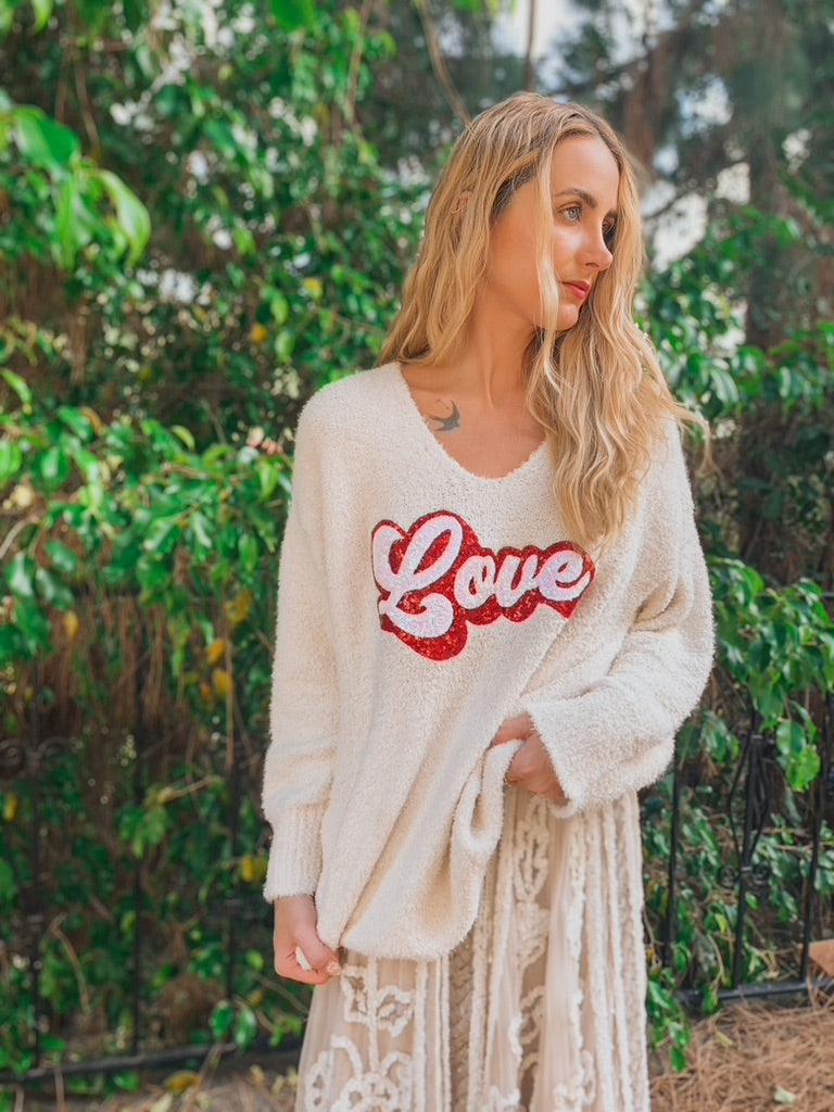 Limited Edition Retro Love Sweater - Shop Love and Bambii