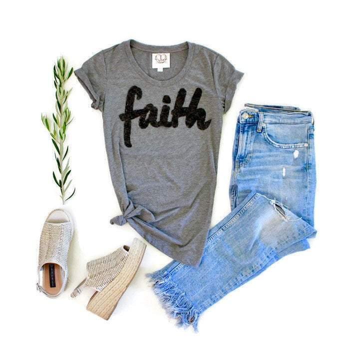 Christian Faith Tee Shirt - Shop Love and Bambii