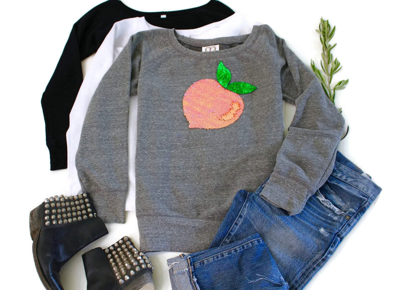Peach Sweatshirt - Shop Love and Bambii