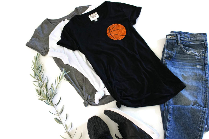 Basketball Pocket Tee Shirt - Shop Love and Bambii