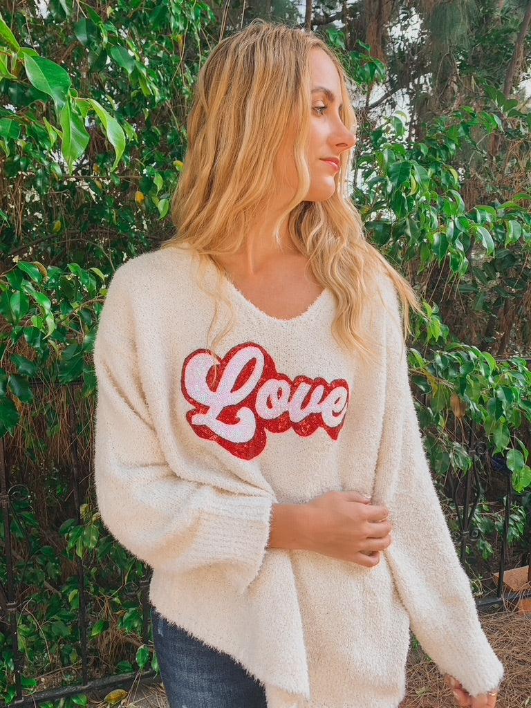 Limited Edition Retro Love Sweater - Shop Love and Bambii