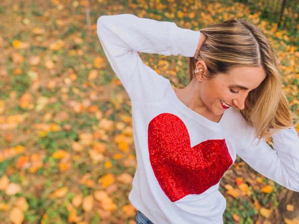 Classic Heart Sweatshirt - Shop Love and Bambii
