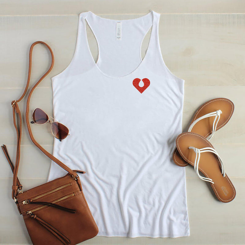 The Quiet Clot Glitter Pocket Tank - Shop Love and Bambii