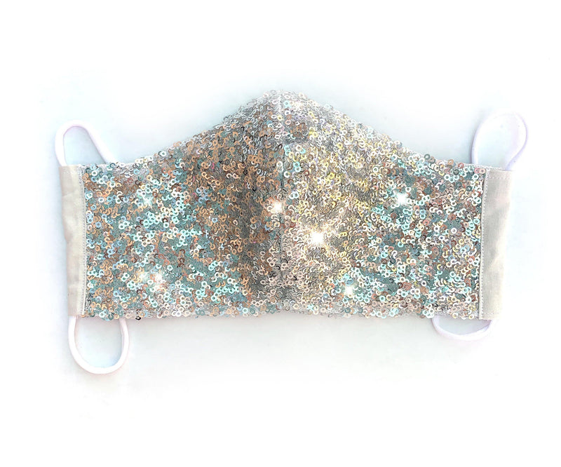 Sequin Fitted Face Mask - Shop Love and Bambii