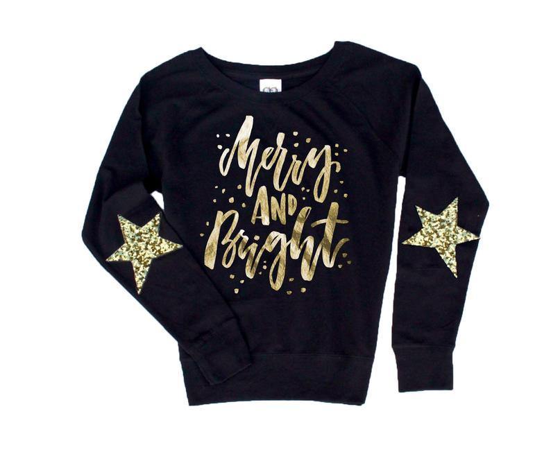 Merry & Bright Sweatshirt - Shop Love and Bambii