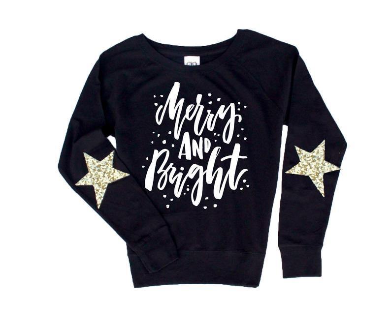 Merry & Bright Sweatshirt - Shop Love and Bambii