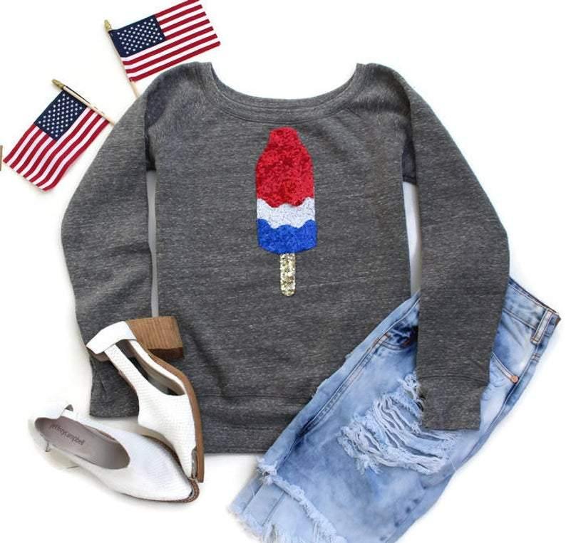 Bomb Pop 4th of July Sweatshirt - Shop Love and Bambii