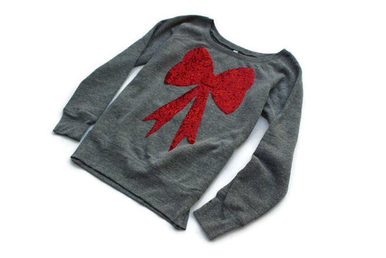 Gift Bow Sweatshirt - Shop Love and Bambii