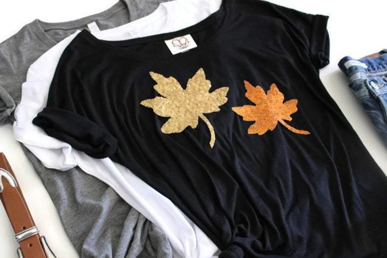 Fall Leaves Tee Shirt - Shop Love and Bambii