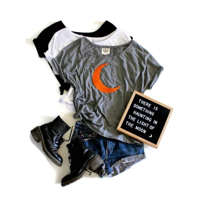 Crescent Moon Tee Shirt - Shop Love and Bambii