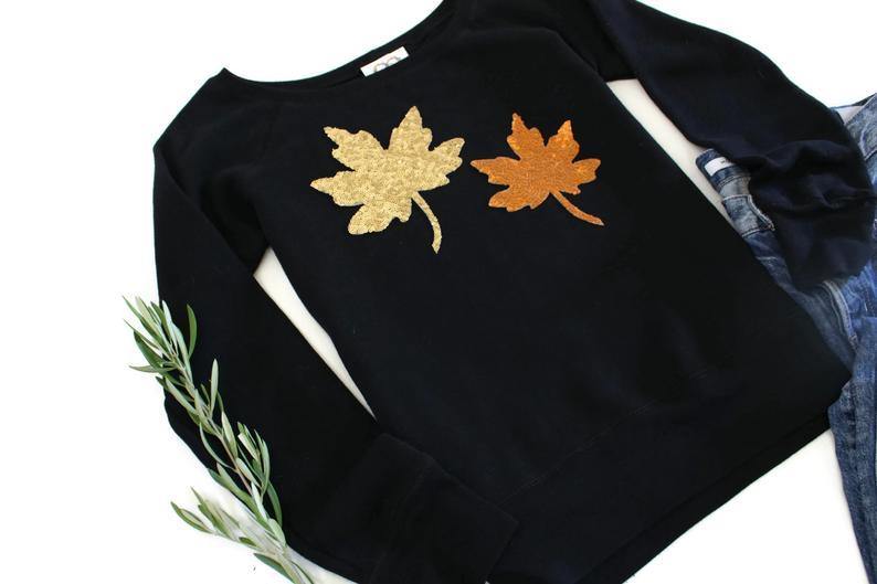 Fall Leaves Sweatshirt - Shop Love and Bambii