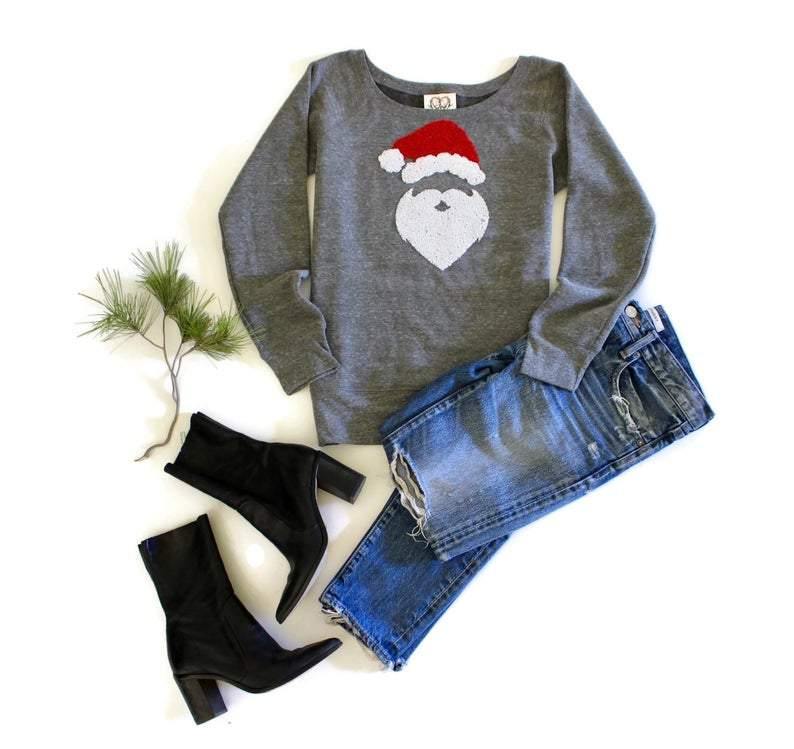 Santa Christmas Sweatshirt - Shop Love and Bambii