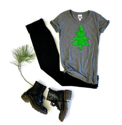 Christmas Tree Tee Shirt - Shop Love and Bambii