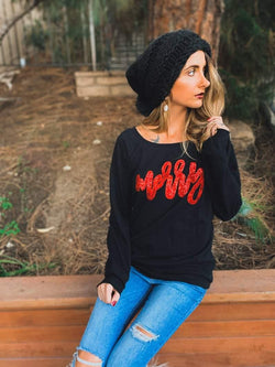 Merry Sweatshirt - Shop Love and Bambii