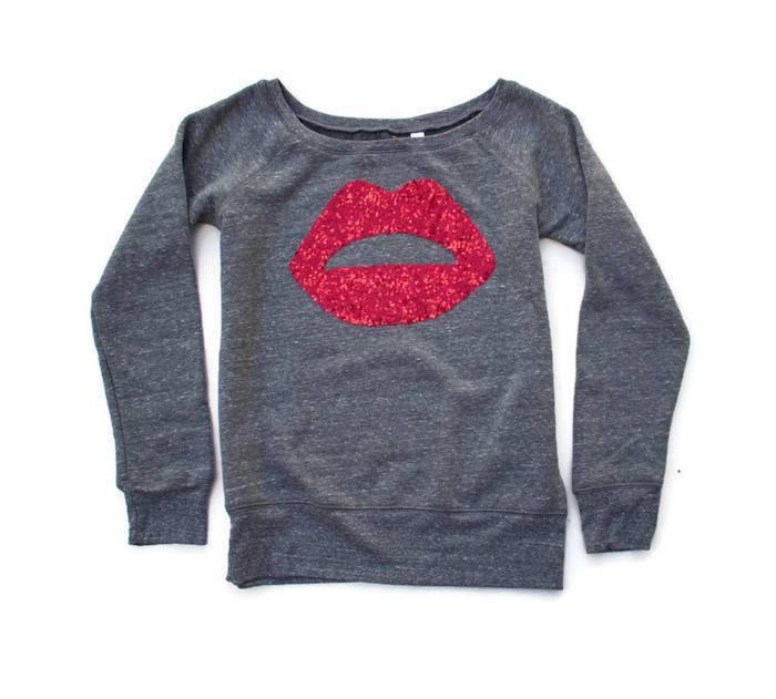 Lip Sweatshirt - Shop Love and Bambii