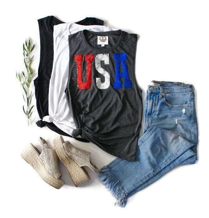 USA Muscle Tank - Shop Love and Bambii