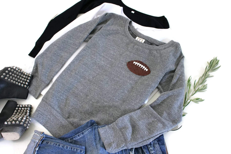 Football Pocket Sweatshirt - Shop Love and Bambii