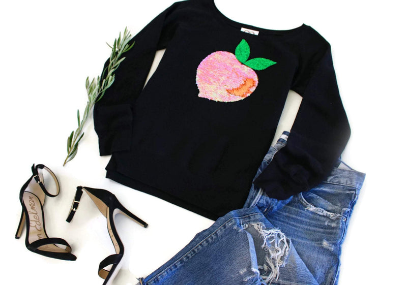 Peach Sweatshirt - Shop Love and Bambii