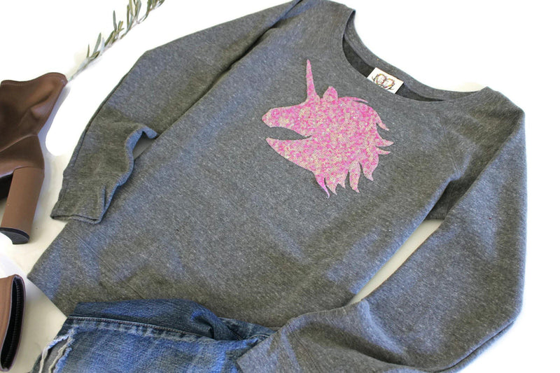 Unicorn Sweatshirt - Shop Love and Bambii