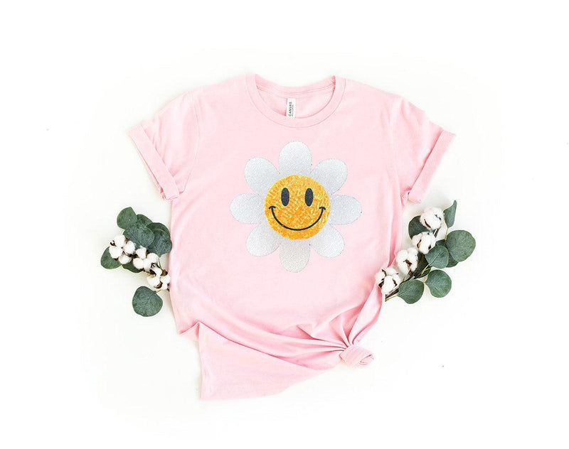 Smile Daisy Tee Shirt - Shop Love and Bambii